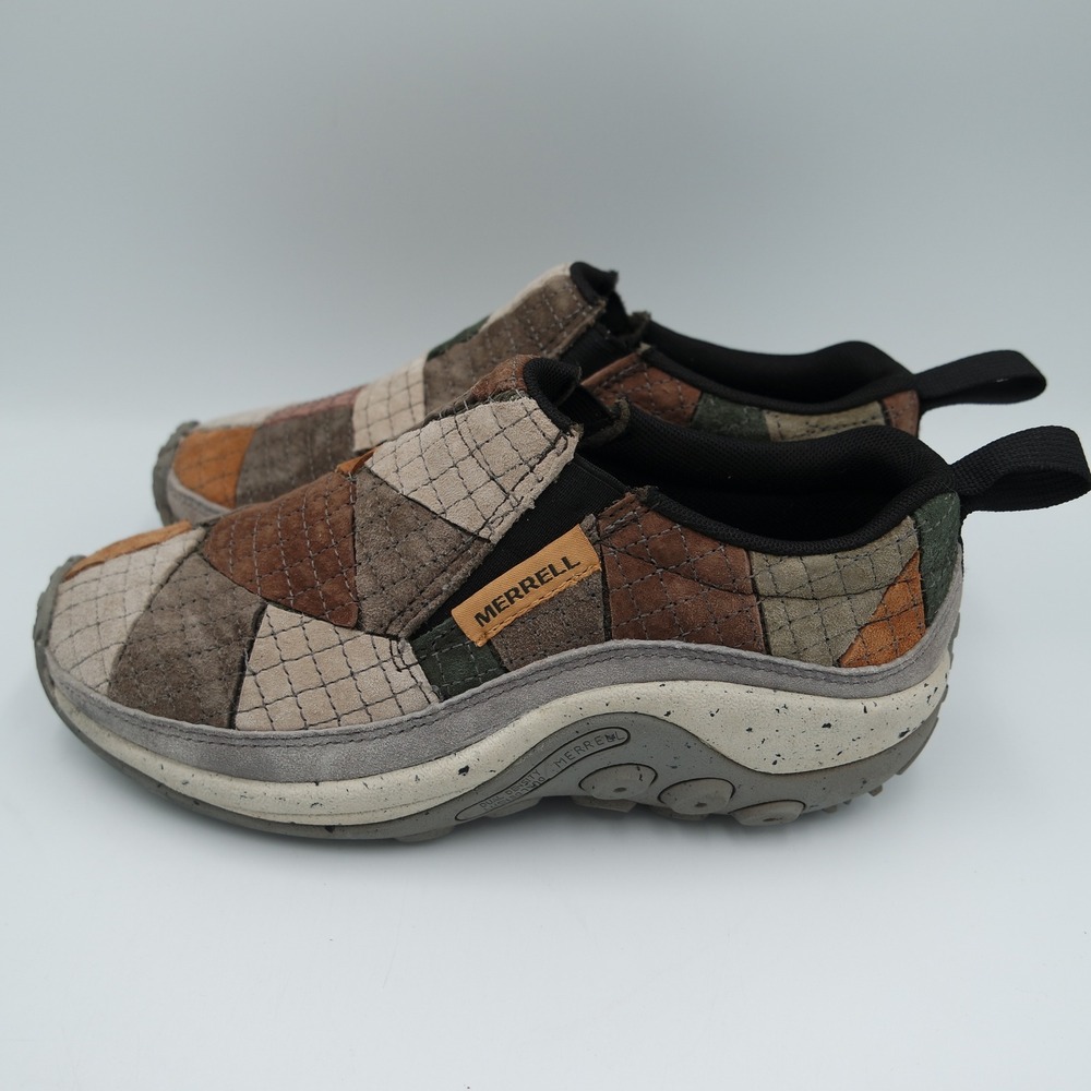 Merrell Jungle Moc Patchwork Suede Slip On Shoes Mens 4 Fits Womens 5.5